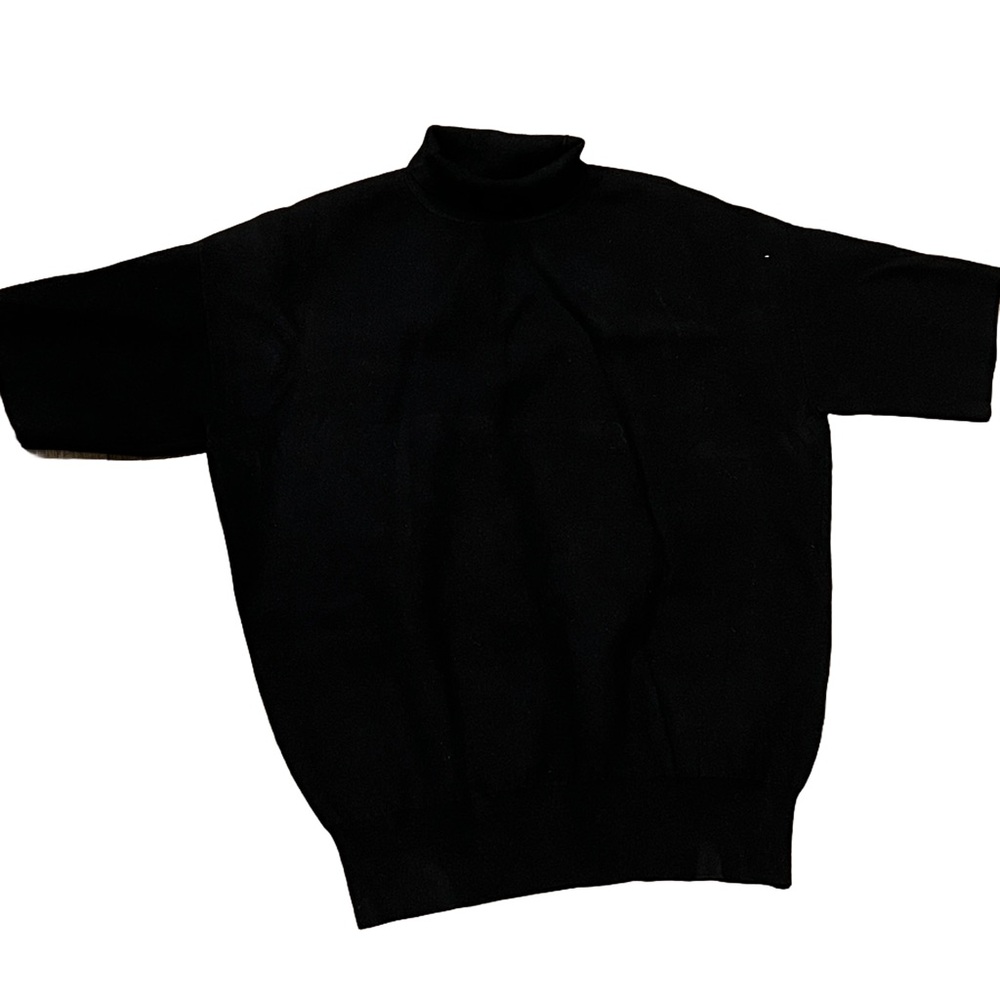 Babaton Black Thick Warm Cowl Neck Sweater